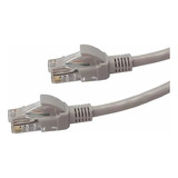 Cable De Red / Patch Cord Cat6 3 Mts Gris Pack X10
