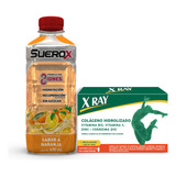 X-ray Colágeno 60 Comp + Suerox Naranja 630 Ml Sabor Sin Sabor