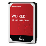 Disco Rígido Interno Western Digital Wd Red Wd40efax 4tb Vermelho