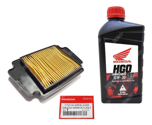 Kit Service Honda Wave Nf100 Filtro Aire Aceite Hgo 10w30 M1