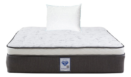 Colchón King Size Spring Air Lemans + Almohada De Osos