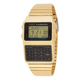 Reloj Para Hombre Casio Calculadora/dorado