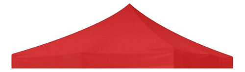 Repuesto De Lona Para Toldo 3x3(2.9x2.9m) Impermeable Dasel Color Rojo