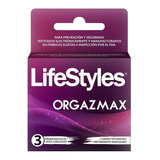 Preservativo Orgazmax Lyfes Styles 3 Unidades