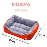 Cama Para Perros Gatos Mascotas Talla Xxl 98 X 72 Cm