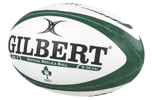 Pelota Rugby Gilbert Oficial Replica Irfu Ireland N°5