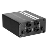 Caja Directa Estéreo Pasiva De Canal Doble Entrada Xlr...