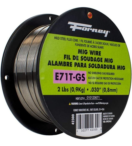 Cable Forney Para Máquina De Soldar, Flux Core Mig, 0,9 Kg,
