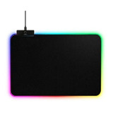 Mouse Pad Gamer Led Rgb Retroiluminado Usb 300x250x3mm Noga