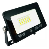 Proyector Led 20w Luz Fría Slim Nova Electricity Pack X 7