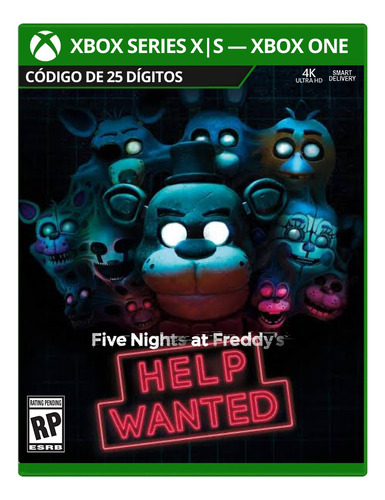 Five Nights At Freddy's Help Wanted Xbox - Código Digital