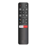 Controle Compatível Tcl Smart Rc802v 55p8m Netflix Globoplay