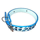 Collar Ecocuero Animalprint Huesos 50*2,5 Cm Perros Medianos