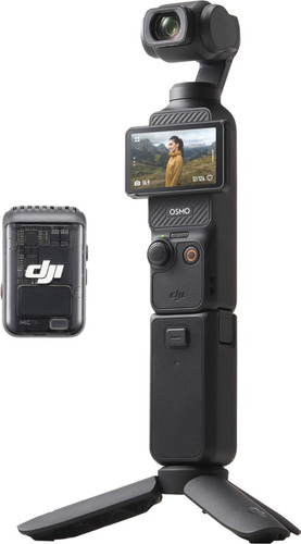 Dji Osmo Pocket Gen 3 Camara Portatil Creator Combo 4k, Cor Preta