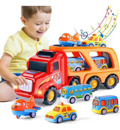 Juguetes De Coche Ihaha Para Niños Pequeños, Camión De Trans