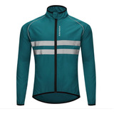 Chamarra Ciclismo Rompeviento Impermeable Reflejante Premium