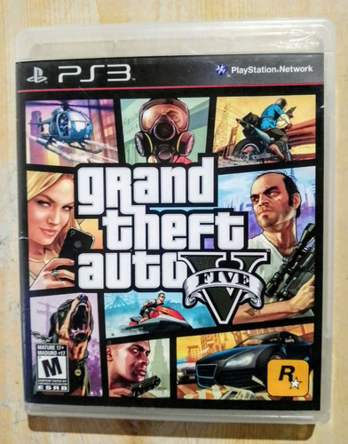 Gta 5 Ps3 Físico Original Completo A Nuevo Solo Se Probo