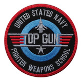 Top Gun Usa Army United States Navi Escudo  Piloto Bordado