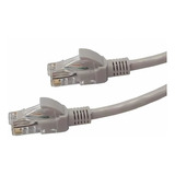 Cable De Red Patch Cord Utp Cat5e 20 Mts Gris