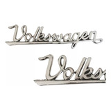Emblema Letra Cofre Vocho Volkswagen Con Línea