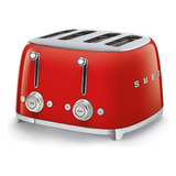 Smeg Tostadora Tsf03rdeu · Imp De Italia 220v | Rojo §