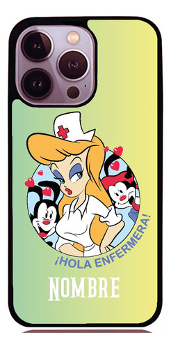 Funda Hola Enfermera V1 Apple iPhone Personalizada