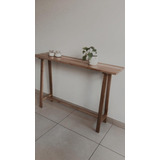 Mesa Arrime Recibidor Dressoire En Madera De Petiribi Macizo