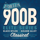 Encordado Guitarra Clásica La Bella Elite 900b Nylon Negro
