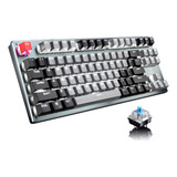 Teclado Mecánico Bluetooth Para Juegos Con Retroilumin...