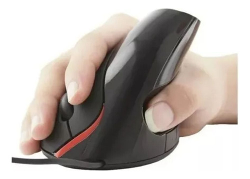 Mouse Vertical Usb 5 Botones Ergonómico Alámbrico 400 Dpi