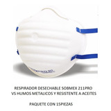 Respirador/mascarilla Para Humo Soldadura Sobmex 211pro 15pz