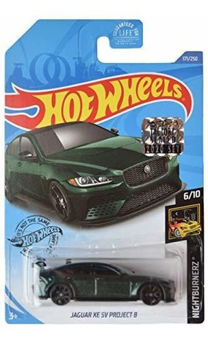 Diecast Hotwheels Jaguar Xe Sv Project 8, 2020 Etiqueta Adhe