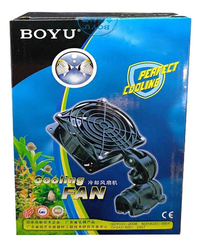 Mini Ventilador Refrigerador Boyu Fs-120 Com Haste Dobrável