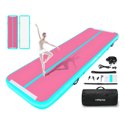 Esterilla De Gimnasia Multiusos, Resistente E Inflable Color Rosa Claro | Meses sin interés