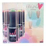 Gel Color Esmaltado Permanente Nailpro Profesional X3 French