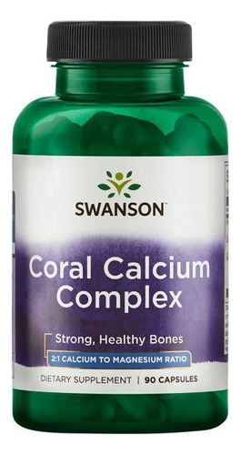 Complejo De Calcio Coral Calcium Complex 90 Caps De Swanson