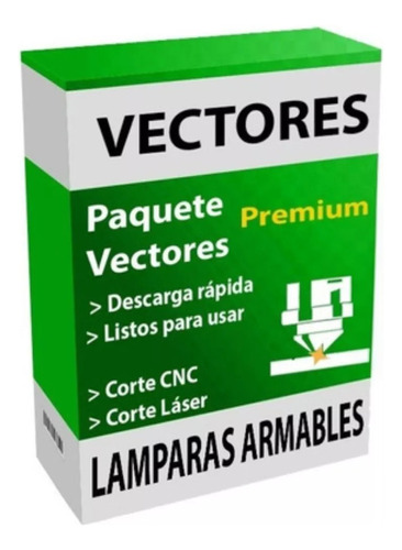 Pack Lámparas Vectores Corte Laser Router Cnc Mdf Premium