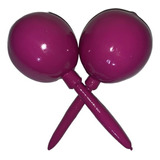 10 Maracas Color Adorno Boda Recuerdo Pares Color Magenta