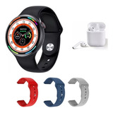  Relógio Smartwatch W28 Pro Redondo Lançamento C/ Nf Oferta 