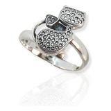 Anillo De Gato And024 Plata Ley .925