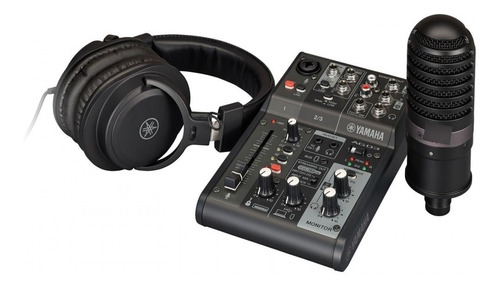 Kit Streaming Yamaha Ag 03 Mk2 Lspk Preto