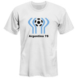 Remeras Argentina 78 Mundial Retro Rusia *mr Korneforos*