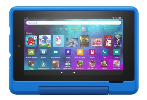 Tablet  Amazon Kids Edition Fire Hd 8 Pro 2020 8  32gb Sky Blue Y 2gb De Memoria Ram