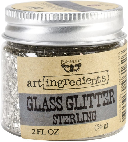 Art Ingredients Glass Glitter,  Onzas, Sterling Aig