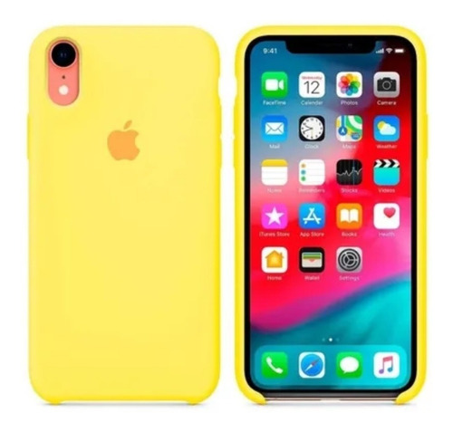 Funda De Silicona Para iPhone XR Yellow