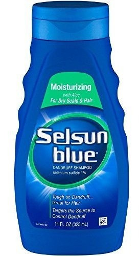 Selsun Azul Hidratante Con Aloe Caspa Champu 11 Oz Paquete D
