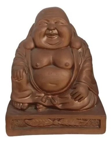 Imagem Estatueta Buda Em Gesso  Maciço Grande