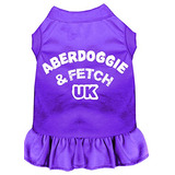 Vestido Estampado Para Perros Aberdoggie Uk, Pequeño