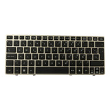 Teclado Para Hp Elitebook 2560p 2570p Español Marco Plata