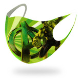 Máscara Reutilizável Tipo Ninja Filme Hulk Herói 1 Unidade